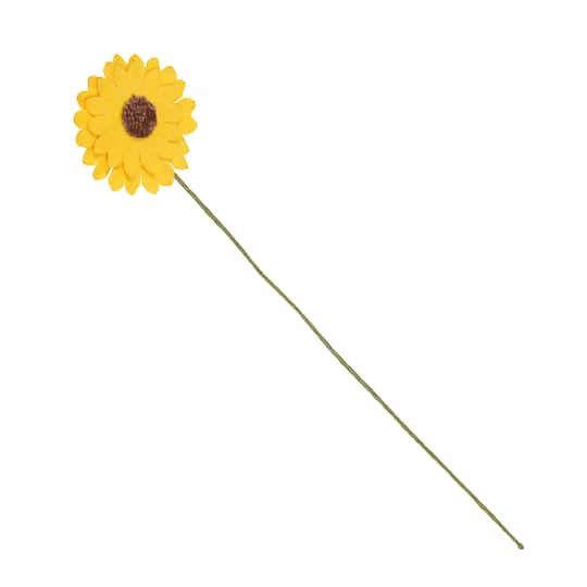 Yellow Daisy Paper Flowers by Recollections™, 24ct.